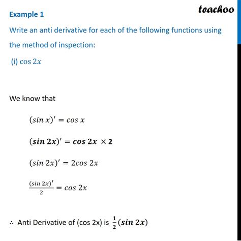 antiderivative cos2x|antiderivatives with division.